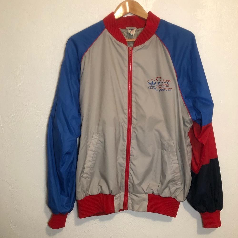 Vintage 80’s Adidas Spirt of the Games zip up